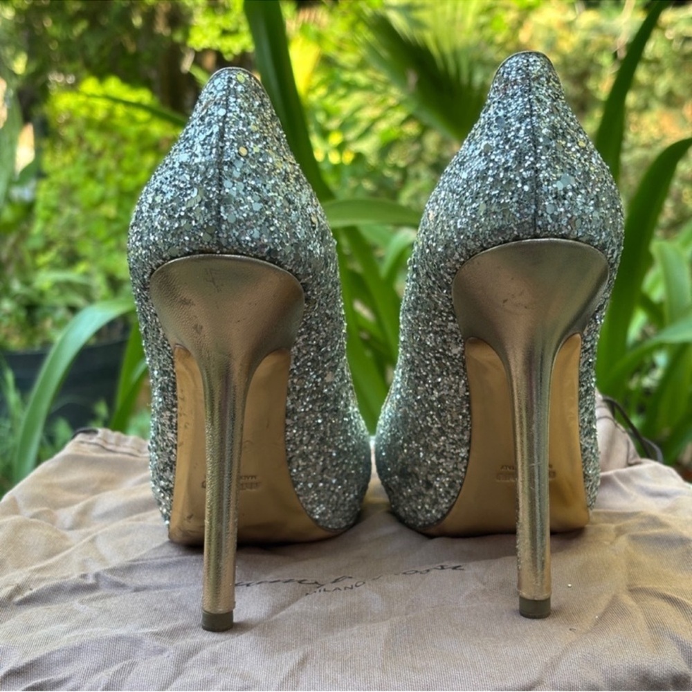 Miu Miu glitter sparkly pumps - Picture 4 of 7